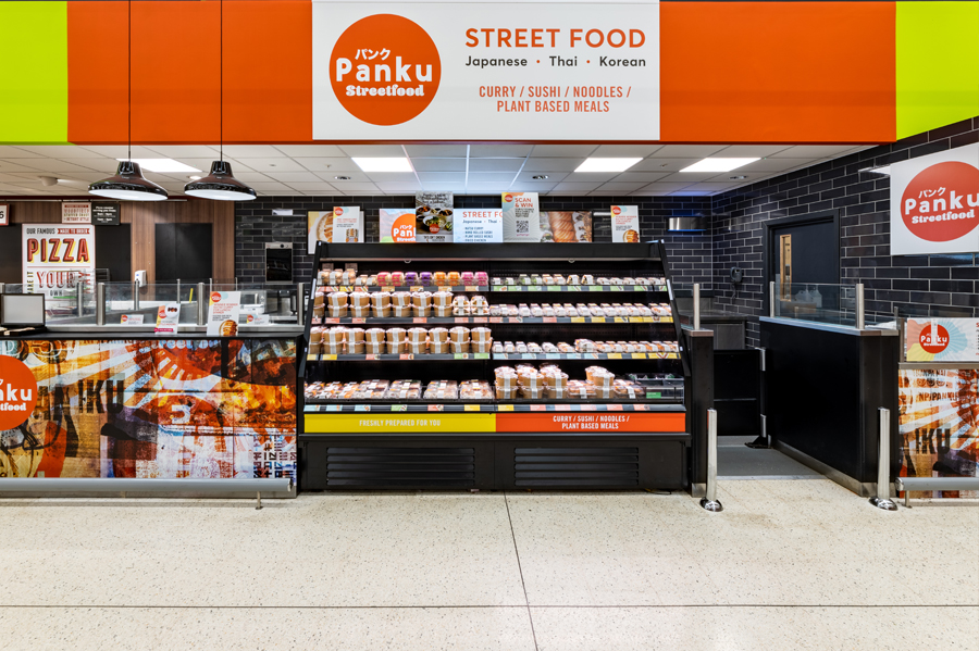 In-store food display by Nuttall - retail specialists helping retailers 'control it all' with end-to-end expertise