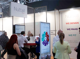 Nuttall's EuroShop 2023 stand, helping retail brands to 'control it all' with in-store environments